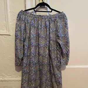 J. Crew Off The Shoulder Dress